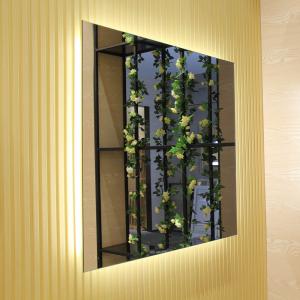 Touch Control Custom Bathroom Mirrors Salons Custom Makeup Mirror With Lights