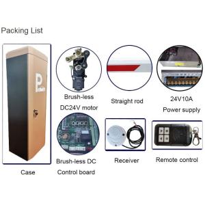 Wholesale ANPR Car Access Control Barrier Gate Motor For Rust Resistant Automatic Parking Fence from china suppliers