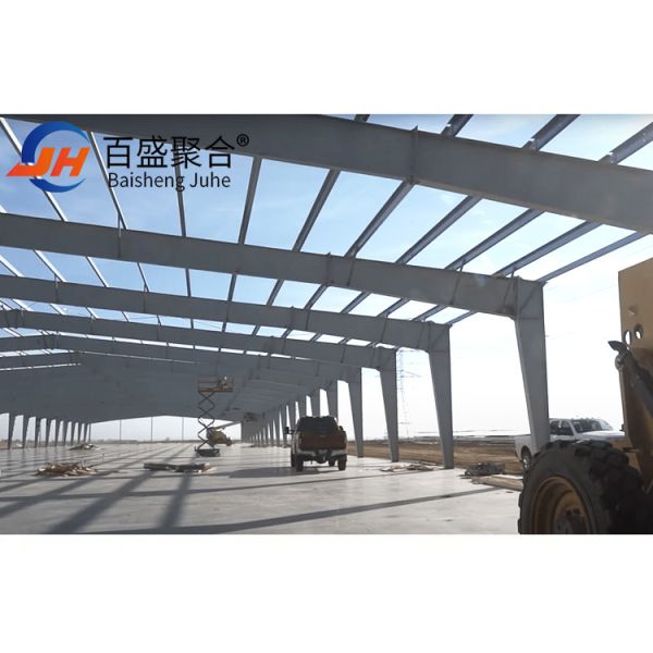 Storage Application Fields Prefabricated Steel Frame Warehouse with Welding