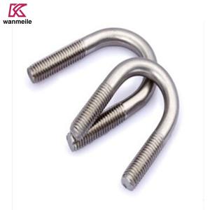 Titanium Grade 2 Grade 5 M6 M8 Titanium U Bolt For Industrial