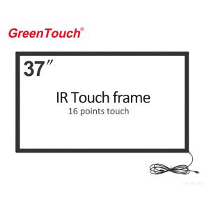 16/9 USB Interface 37 Inch Infrared Touch Frame Tempered Glass Material