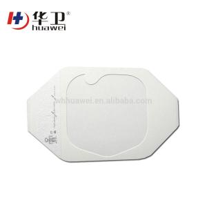 Medical I.V. cannula fixing transparent dressing