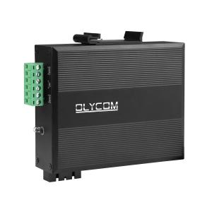 40KM Gigabit Ethernet Media Converter SC Fiber Singlmode Unmanaged Rugged Case