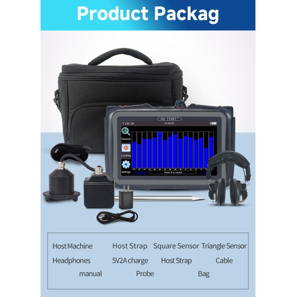 TYM-A series Indoor Outdoor Water Leak Detection Device Plumbing Walls Underground Pipes Water Leak Detector