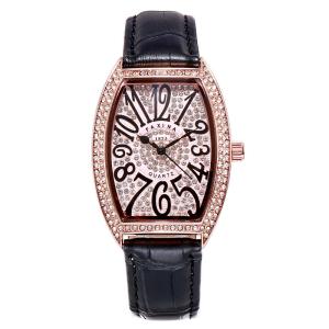 White Dial Quartz Watch Movement Time Display Waterproof 3ATM 40mm