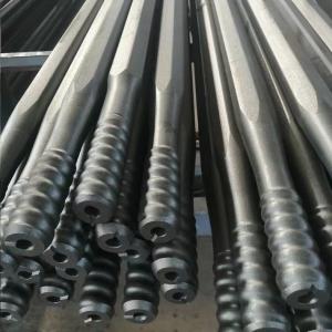 R32 Threaded Drill Rod Top Extension Thread Drill Rods For Mining Tunneling