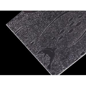 Texture polystyrene sheets for shower door various patterns clear PS sheets for