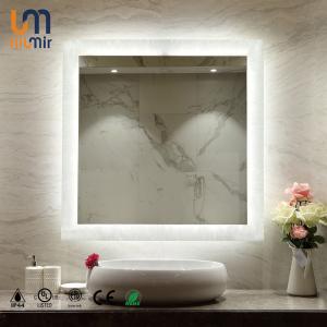 Customized Large LED Bathroom Mirror Frameless Easy Installation And Cleaning