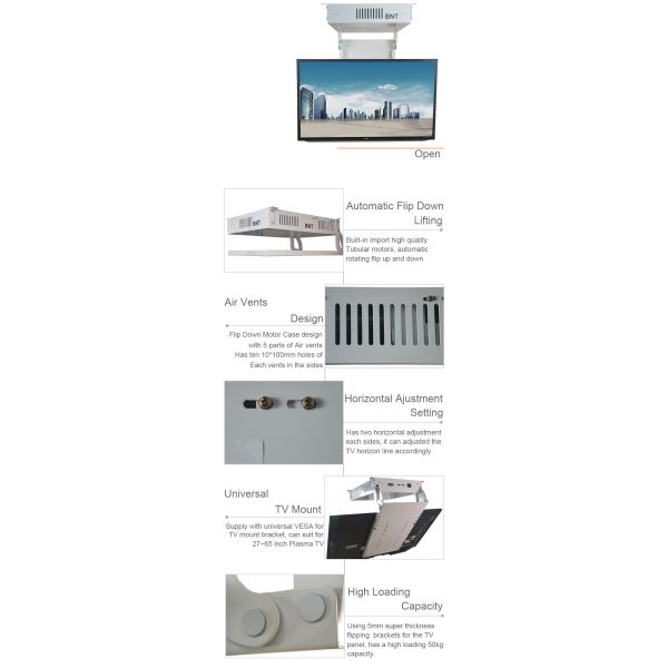 Ceiling Mounted Motorized Flat Screen TV Lift