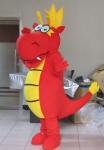 Dinosaur adult cartoon character mascot costumes for various parties