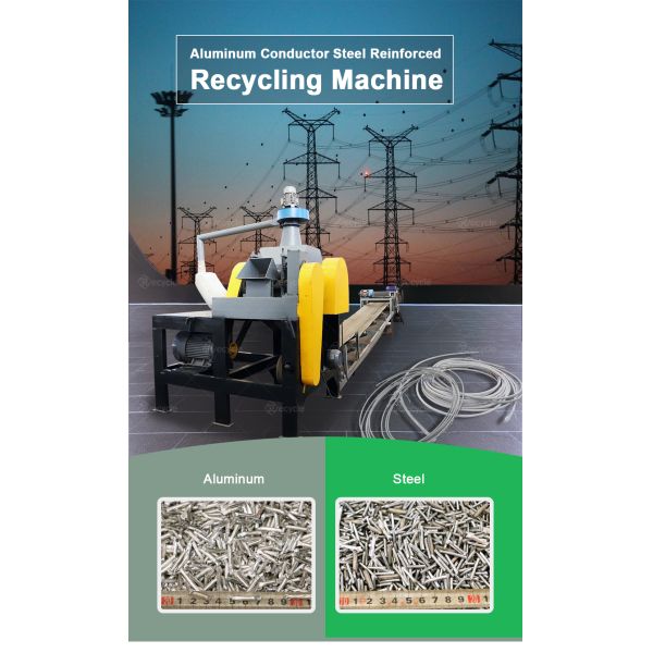 CE Certificated ACSR Chopper Separating Machine