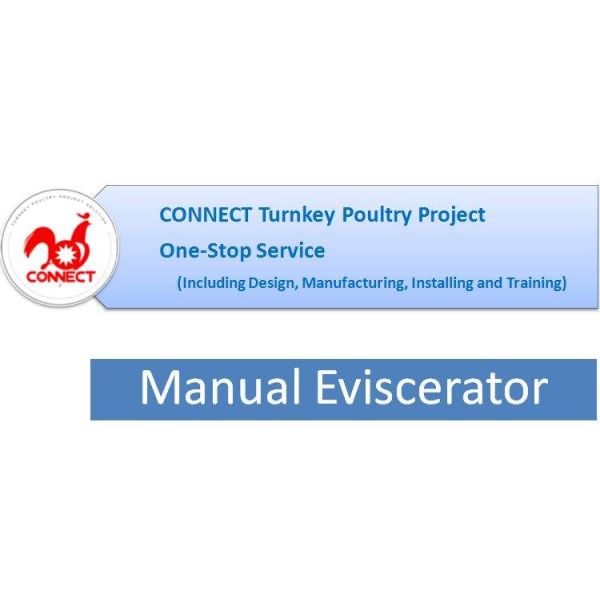 Semi-Automatic Evisceration System for Chicken poultry processing line Stainless steel 304 material Quality plucker