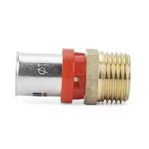 3/4 NPT Polished Brass Compression FittingsRed PEX Fittings Brass 1/2"-1" PEX