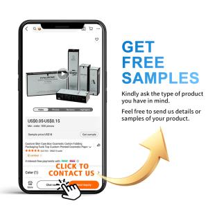 Personalized Custom Nourishing Lip Duo Paper Box With Transparency Window