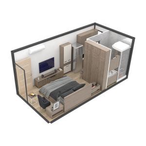 Solar Powered Portable Modular Container House Hause Prefabricated House Modular