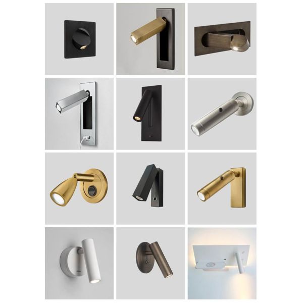 Surface mounted indoor LED reading light & led bed wall light bedside wall light for villa