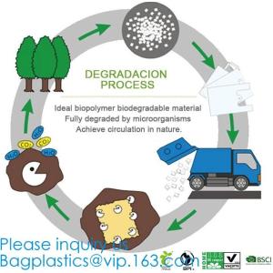 Biodegradable Compostable Garbage Bin Liners, Kitchen Bin Liner Compostable Flat