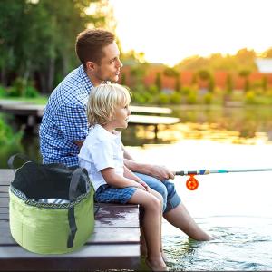 12L Wash Basin Foldable Water Container For Backpacking