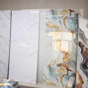 Wholesale Textured Surface Pvc Bathroom Wall Panels Anti Slip Scratch Resistant from china suppliers