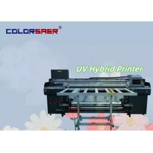 1.8m Large Format Flatbed And Roll To Roll UV Hybrid Printer For Different