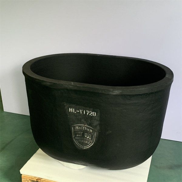 Ceramic Crucible Chemical Resistance Oval Type Crucible Isostatic Pressing