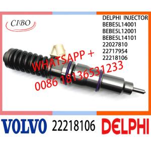China Fuel engine Diesel Injector 22218106 22027810 22717954 BEBE5L14001 BEBE5L12001 BEBE5L14101 E3.5 for VOVLO MD16 US14 on sale