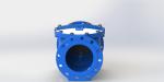 Automatic Rubber Disc Swing Flex Check Valve Sewage System Applicative