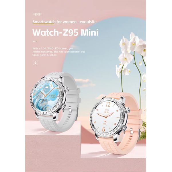 Z95mini 5G Women'S Bluetooth Watch Smart Wristband ECG Body Temperature Health Monitor