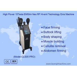 Wholesale HIEMT 5Handle EmsFace Machine Dual System Body Firming Slimming Machine from china suppliers