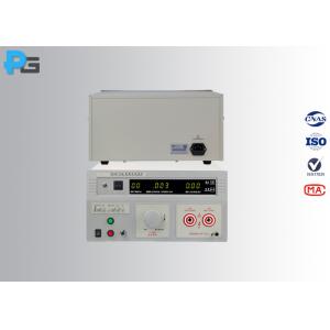 50Hz/60Hz Electrical Safety Test Equipment 10KV AC DC With Leakage Current