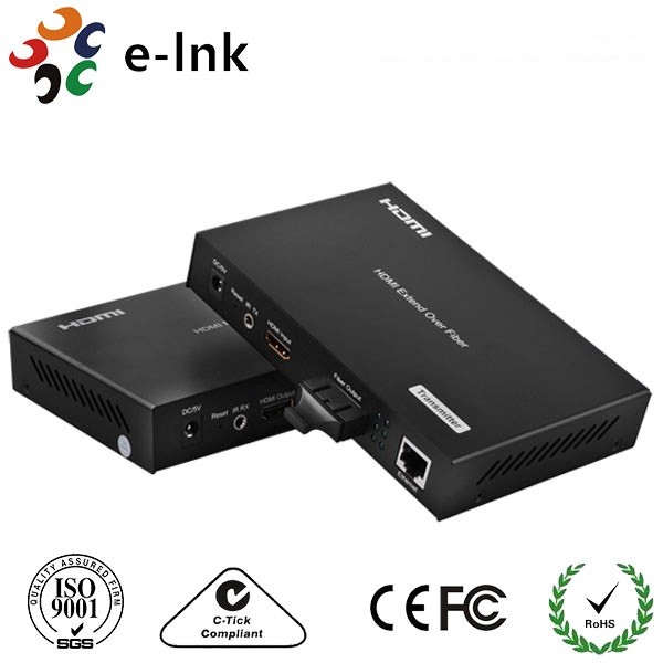 Quality 1- Ch HDMI Video + 1- Ch 10/100M Ethernet Over Fiber Extender , Hdmi Optical Extender for sale