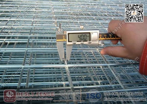 hot dipped galvanised welded mesh panel