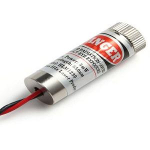 Focusable Adjustable Head 5mW 650nm Cross Line Laser Module