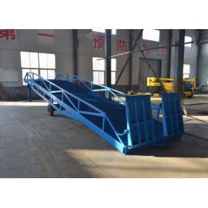 Shipping Container Heavy Duty Industrial Loading Ramps , Steel Loading Dock