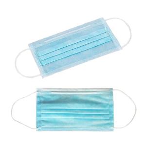 Breathable Earloop Blue Disposable Mask Lightweight Waterproof Limit Germs