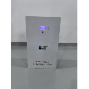 China Chemical Composition Lithium Iron Phosphate LiFePO4 EWT 51.2V 100Ah Battery for Whole Home Energy Storage Grid-Tie Systems on sale