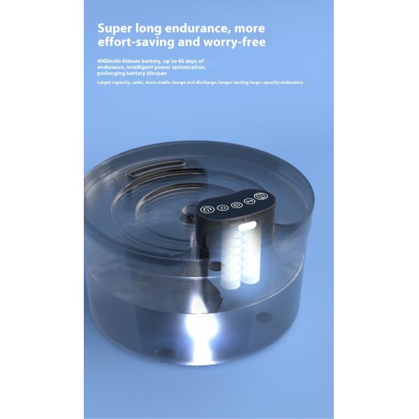 Automatic Wireless Charge Induction Intelligent Pet Water Dispenser Eco-Friendly Waterproof IPX7 Portable Bottle Cat Dog Feeder