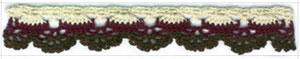 elegant 4.8-5cm width 10 yard / lot DIY handmade craft crocheted lace trim for garments