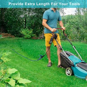 Straight NEMA5-15P Male to Female 5-15R Socket Green Extension Cord USA 3Pin