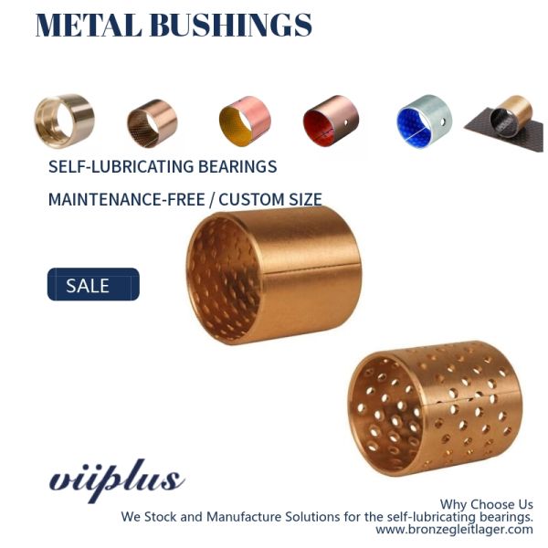 Standard Wrapped Bronze Sleeve Bearings For Underwater Pelletizer Machines