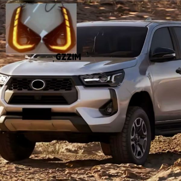 Toyota Hilux Revo 2024 Z Edition Car Parts Led Drl Daytime Running Lamp Daytime Light