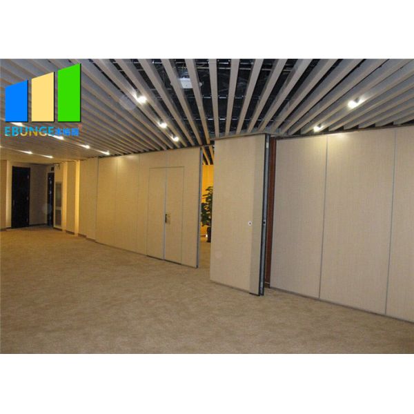 Office Acoustic Folding Door Removable Partition Walls For Meeting Room