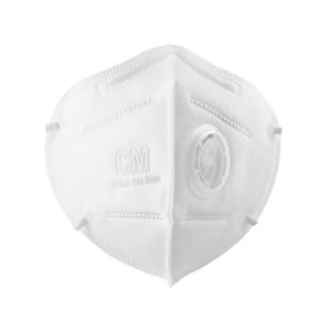 China Folding  Industrial N95 Particulate Respirator Mask With Breathing Valve on sale