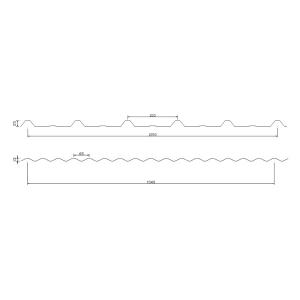 roof plate double layer forming machine