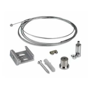 LED Linear Trunking Suspension Kit Lighting System Wire Hanging Fixtures