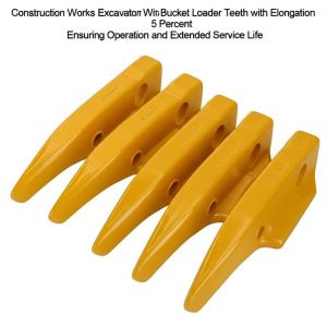 China Construction Works Excavator Loader Bucket Teeth with Elongation 5 Percent Ensuring Operation and Extended Service Life on sale