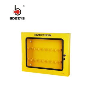 Wholesale Durable Lock Out Tag Out Key Box With 30 Padlock Positions Red / Yellow Color from china suppliers