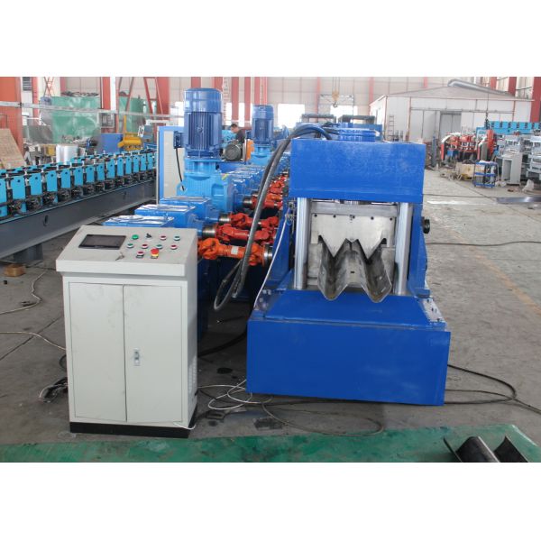 80mm Roller Diameter Highway Guardrail Roll Forming Machine with 350Mpa Yield