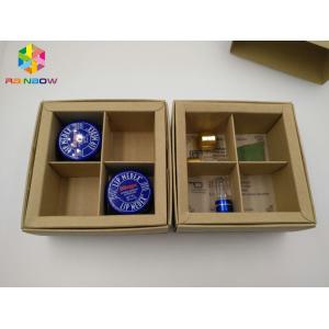 PVC / Kraft Custom Printed Paper Boxes , Gift Box Packaging With Transparent