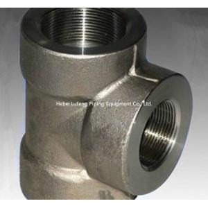 dn 200 stainless/carbon steel threaded pipe fitting equal tee